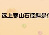 远上寒山石径斜是什么意思（这句诗的含义）