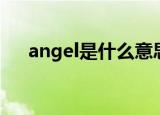 angel是什么意思中文（angel的意思）