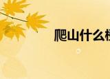 爬山什么梗（爬山的含义）