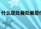 什么是处暑处暑是什么意思（处暑处暑解释）