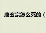 唐玄宗怎么死的（关于唐玄宗的死因介绍）