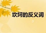 坎坷的反义词（坎坷的反义词解释）