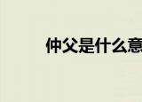 仲父是什么意思啊（什么是仲父）