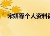 宋妍霏个人资料简介（有什么代表作品）