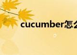cucumber怎么读（是什么意思呢）