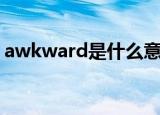 awkward是什么意思（awkward代表什么）