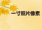 一寸照片像素（一寸照片像素介绍）