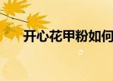 开心花甲粉如何做（开心花甲粉做法）