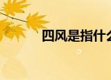 四风是指什么（四风指是什么）
