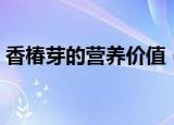 香椿芽的营养价值（香椿芽的营养价值总结）