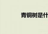 青铜树是什么（何谓青铜树）