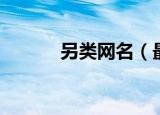 另类网名（最好听的另类网名）