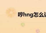 哼hng怎么读（怎么读哼hng）