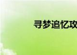 寻梦追忆攻略（怎么玩追忆）