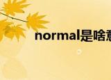 normal是啥意思（normal释义）