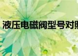 液压电磁阀型号对照表（简单方便建议收藏）
