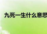 九死一生什么意思（九死一生是什么意思）