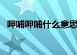 呷哺呷哺什么意思（呷哺呷哺的读音介绍）