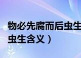 物必先腐而后虫生体现的哲理（物必先腐而后虫生含义）