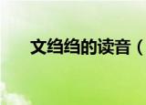 文绉绉的读音（文绉绉的读音是什么）