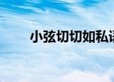 小弦切切如私语原文（琵琶行原文）