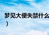 梦见大便失禁什么意思（梦见大便失禁好不好）