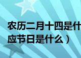 农历二月十四是什么节日（农历二月十四的对应节日是什么）