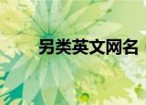 另类英文网名（另类英文网名大全）
