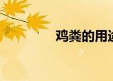 鸡粪的用途（鸡粪的简介）