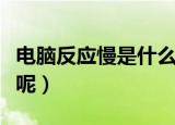 电脑反应慢是什么原因（电脑为什么会反应慢呢）