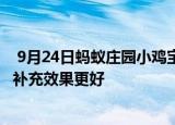  9月24日蚂蚁庄园小鸡宝宝问题 人体缺铁时吃以下哪种食物补充效果更好