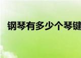 钢琴有多少个琴键（钢琴的琴键有多少个）