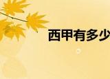 西甲有多少轮（什么是西甲）
