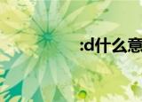 :d什么意思（:d的含义）