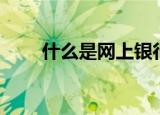 什么是网上银行（网上银行的含义）