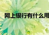 网上银行有什么用（网上银行作用是什么）