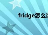 fridge怎么读（fridge的读法）