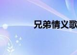 兄弟情义歌词（完整版歌词）