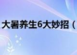 大暑养生6大妙招（大暑养生都有哪6大妙招）