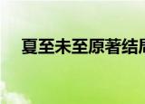 夏至未至原著结局（夏至未至原著简介）
