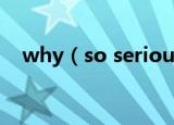 why（so serious什么梗 是怎么解释的）