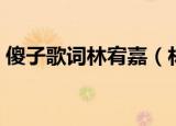 傻子歌词林宥嘉（林宥嘉歌曲傻子完整歌词）