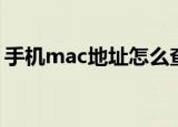 手机mac地址怎么查（手机mac地址如何查）