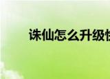 诛仙怎么升级快（诛仙如何升级快）