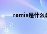 remix是什么意思（remix的解释）