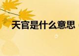 天官是什么意思（怎么理解天官的意思）
