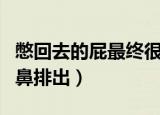 憋回去的屁最终很可能会（憋回去的屁会被口鼻排出）