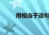 用相当于造句（相当于句子大全）