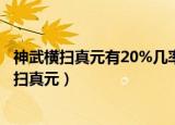 神武横扫真元有20%几率速率增加10%是什么意思（神武横扫真元）