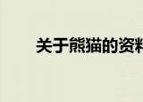 关于熊猫的资料50字（熊猫的介绍）